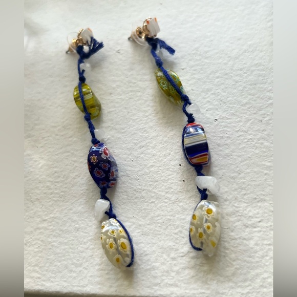 Free People X Ariana Ost Voyage Dangle Earrings NWT - Picture 2 of 2